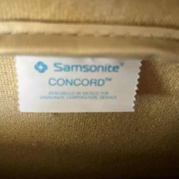 Vintage Samsonite Concord Bag Shoulder Tote Terra Cota Brown 1980s - Picture 5 of 9